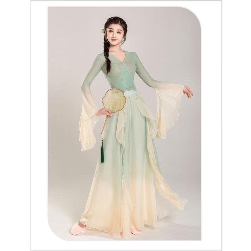 Women's Flowing Classical Chinese Dance Performance Dress
