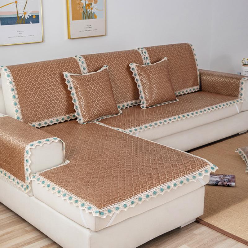 

Коврик из ротанга, подушка для дивана, летний летний коврик из ротанга из ледяного шелка, нескользящий летний коврик, чехол для дивана, подушка для сиденья 60*60cm