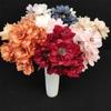 Multicolor Lifelike Flowers 9 Heads Simulation Floral Bouquet  Bridal Bouquets