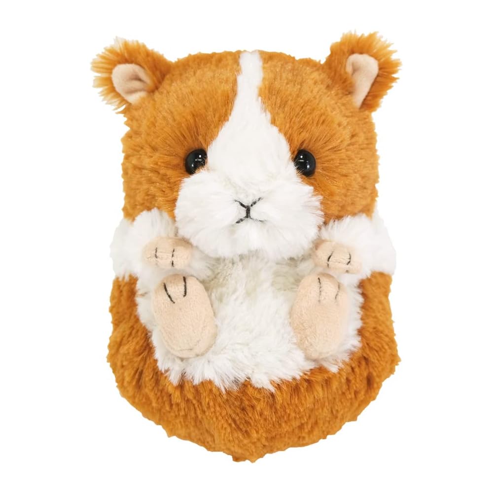Sanlemon Koromoffuru Brown Guinea Pig Plush Toy 12x15x13cm Animal Stuffed Toy