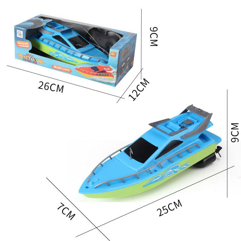 

High-speed Wireless Remote Control Speedboat Water Boat Toy Children s Gift For Intellectual Development And Hand-eye Coordination синій