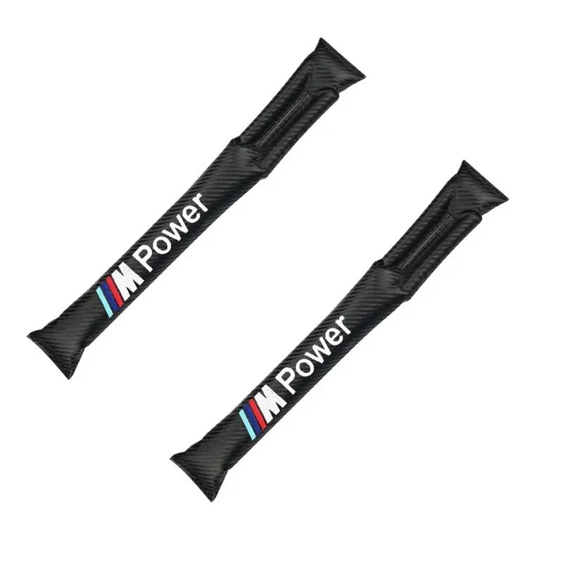 

X5 X6 1pcs Carbon fiber For BMW M3 M5 M6 X1 X3 X5 E34 E39 E36 Car Seat Cushion Crevice Gap Stopper PU Leather Leakproof Protecto