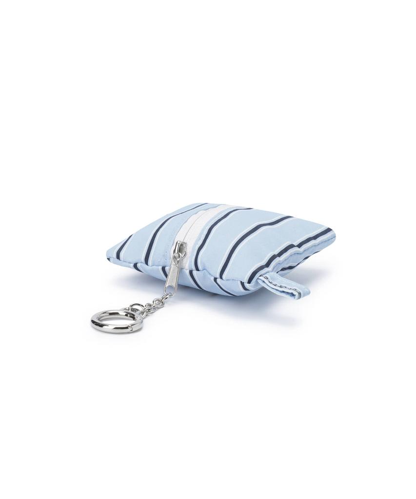 Clote Keyring Pouch - Striped Blue