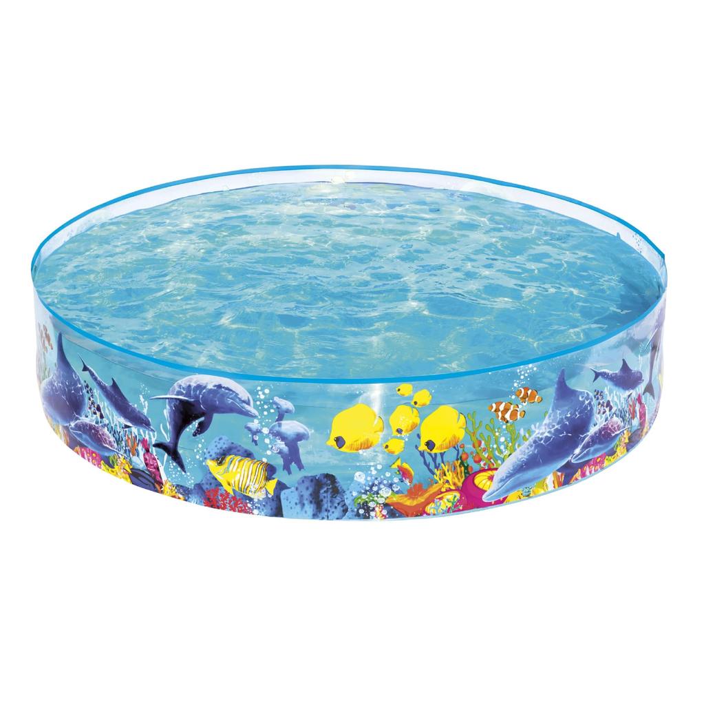Bestway Odyssey Fill 'n Fun Kids Pool, Ages 2+, 1.83m Diameter X 38cm Height, 55030