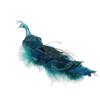 Natural Feather Three-dimensional Peacock Pendant Realistic Christmas Ornament  New Year