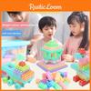 Plastic Building Blocks Toy For Kids With Large And Small Pieces For Brain Development And Hand Eye Coordination
