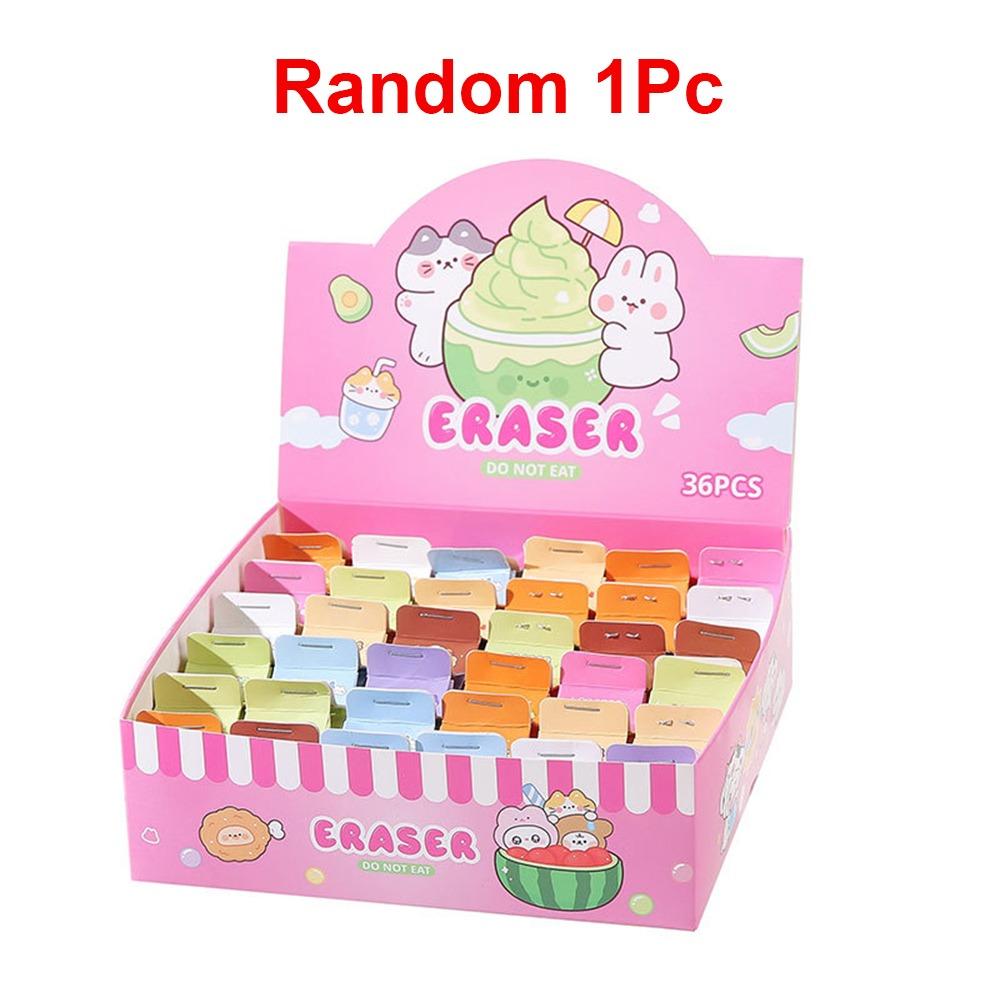 

Without Leaving Marks Pencil Eraser Correction Stationery Rubber Eraser School Office Random 1Pc