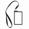Lanyard Style 35PT /CGC Graded Cards Protector Transparent UV Protection Card Protective Case Aluminium Frame Double-sided Glass