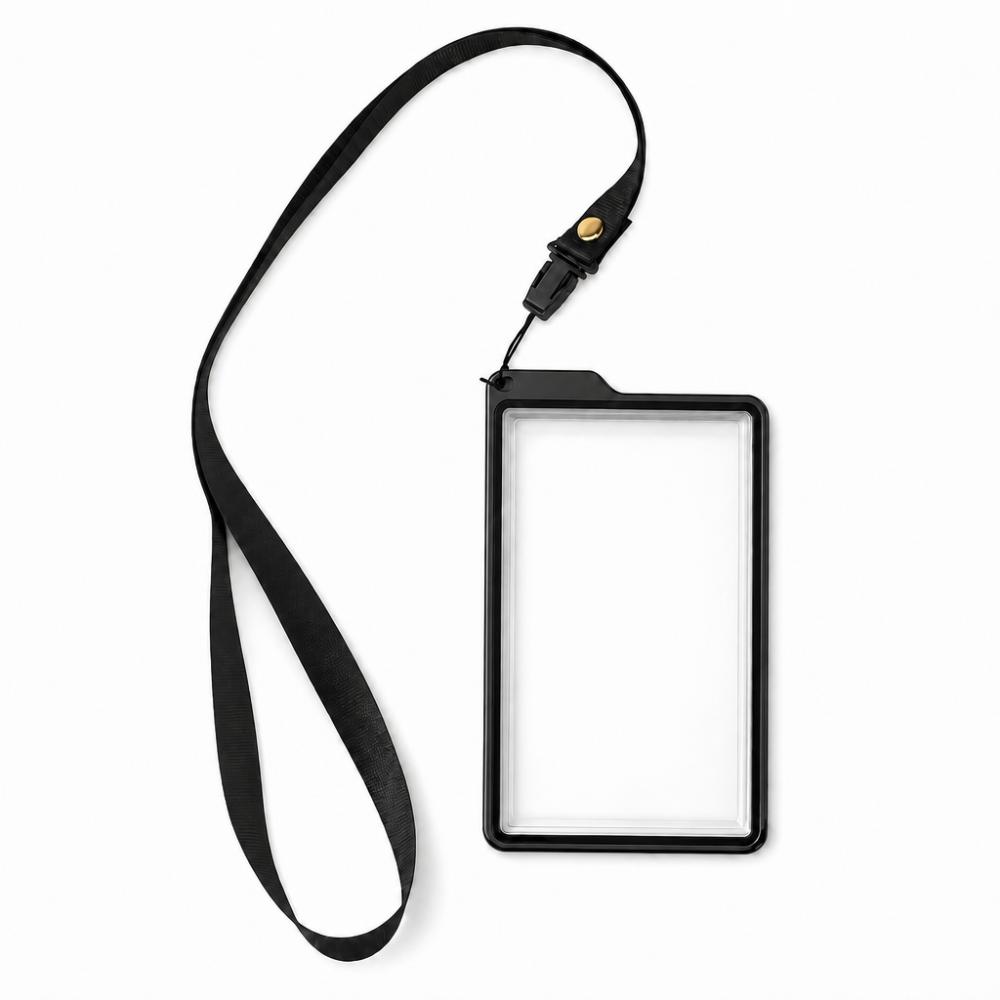 Lanyard Style 35PT /CGC Graded Cards Protector Transparent UV Protection Card Protective Case Aluminium Frame Double-sided Glass
