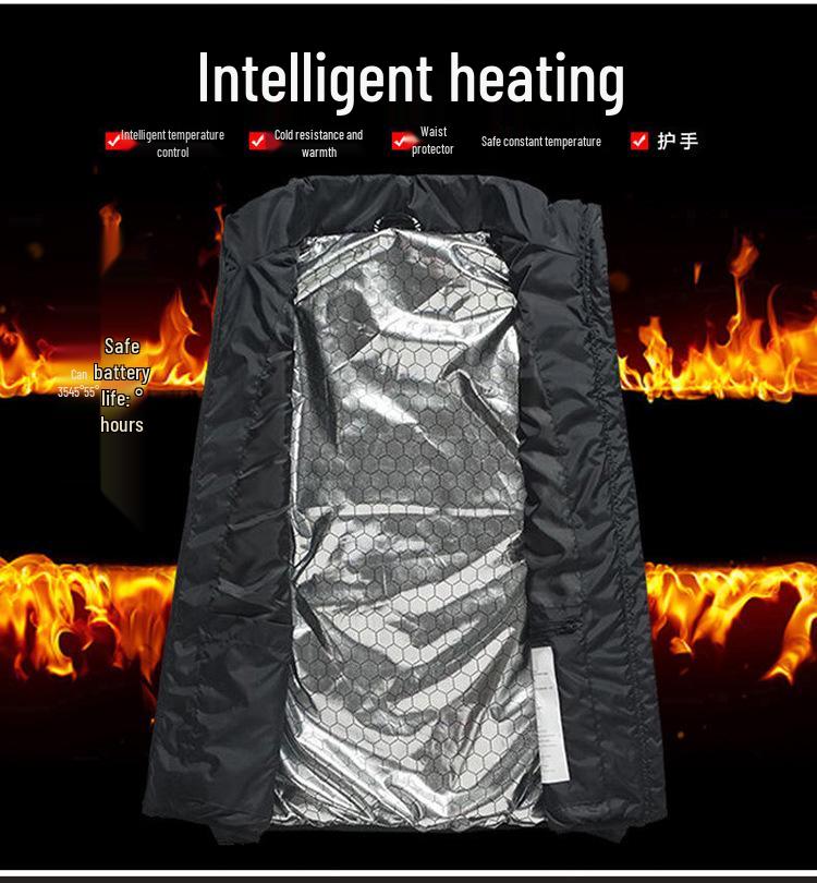Men's USB-Charged Multi-Zone Intelligent Heating Vest - Constant Temperature