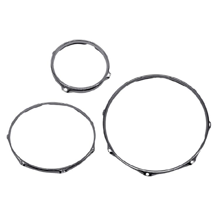 Precisions Engineered Drum Accessory 1.2mm Silver Anodized Hoop With 10kg Load Capacity