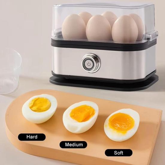 Electric Egg Cooker Omelet Maker with Auto Shut-Off Large Capacity One-Click Start Easy to Clean Egg Boiler Machine