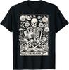 The Reader Skeleton Book Lover Tarot Card Reading Funny Book T-Shirt Unisex T-Shirt