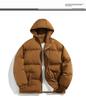 2025 Men's Winter Loose Hooded Cotton Jacket - Thick, Fashionable, Casual Outerwear