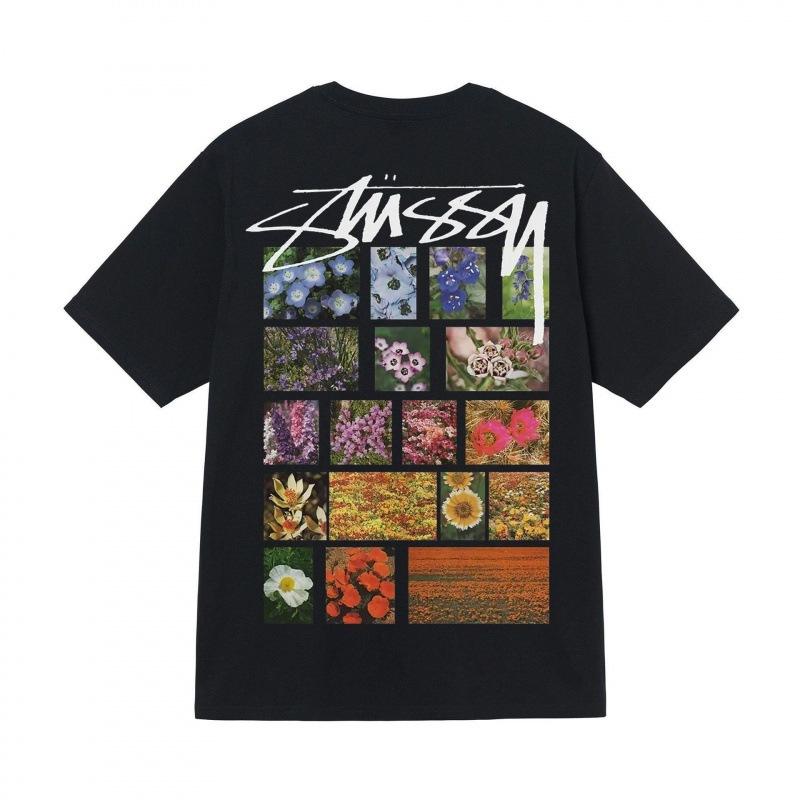 Grenzüberschreitende europäische und amerikanische Trendmarken, eine Vielzahl bedruckter Herren- und Damen-Kurzarm-T-Shirts, 220 Gramm lockere Streetwear-T-Shirts