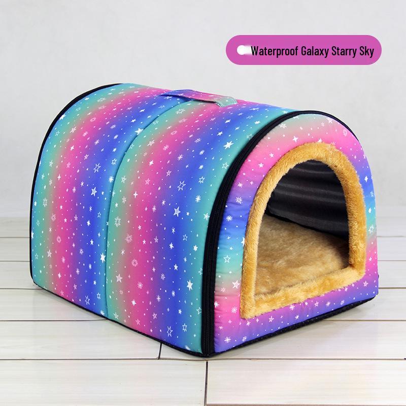 Waterproof Outdoor Pet House: Rainproof, All-Season Shelter for Cats & Dogs