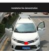 Compatible Crossbars for 2011-2019 Sienna Roof Rack Luggage System