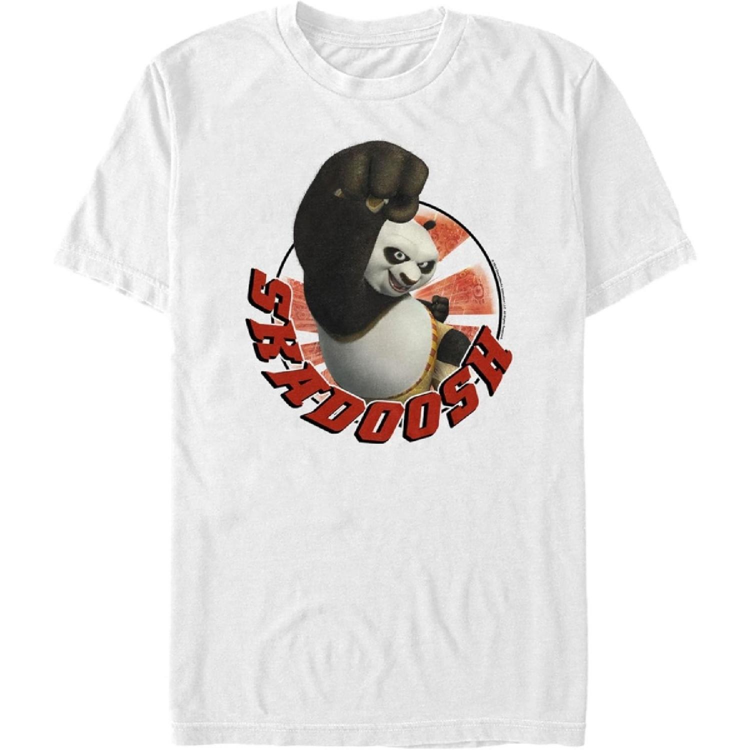 Футболка с коротким рукавом для молодых людей Kung Fu Panda Skadoosh Punch S белый