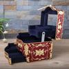 Elegant European-Style Multi-layer Jewelry Box for Weddings & Engagements