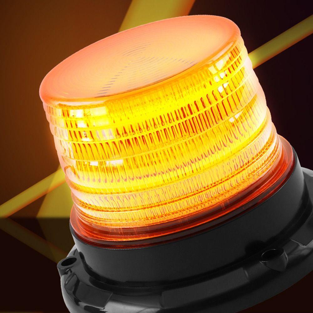Magnetic Mount LED Car Warning Light 24 LED Top Burst Flashing Light  Cars Accessory