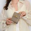 Women's wallet Women's small wallet Women's simple texture folding fashion short clutch wallet
