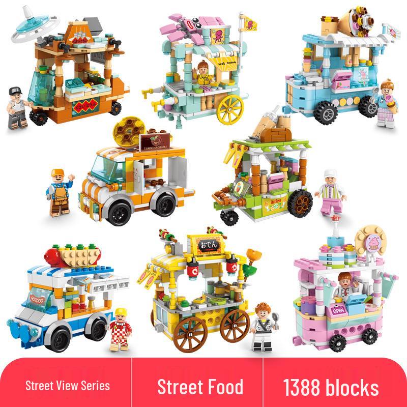 Lele Brothers Compatible Building Blocks: Educational Interlocking House Model for Kids