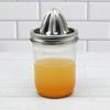 Tappo Spremiagrumi per Vaso Mason Acciaio Inossidabile Spremiagrumi Manuale per Limone Arancia Estrazione Succhi Lavabile in Lavastoviglie