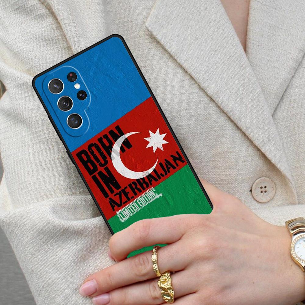 Azerbaijan Flag SOFT Cell Phone Case for Samsung Galaxy S26 Ultra S25 S24 S23 S22 S21 S20 Note10 Cover