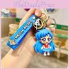 Žavingas Sailor Moon raktų pakabukas Mielas animacinis raktų aksesuaras Spalvinga PVC figūrėlė