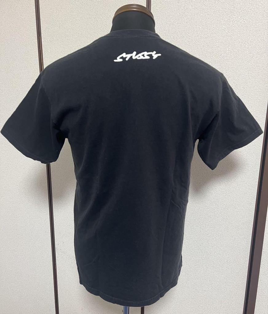[USED] Stussy Skull Print T-Shirt, Size M, Black