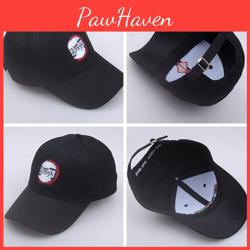 Stylish Demon Slayer Embroidered Baseball Cap Perfect For Outdoor Adventure