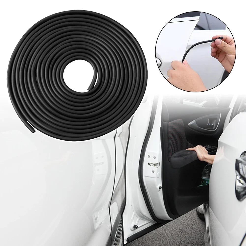 5M Autodeurrandbeschermer Trim Sierlijst Rubber Anti-Kras Universeel U-Type Transparante Afdichting Beschermer Styling Zelfklevend