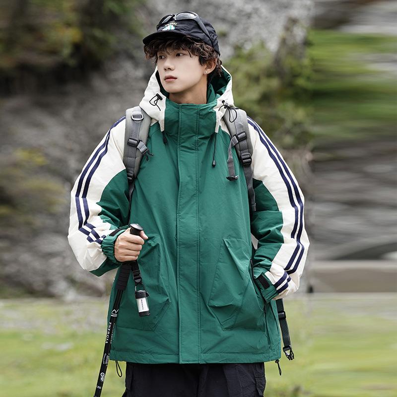 

Белый пуховик мужской осенне-зимний новый горный уличный модный куртка для пары 3XL