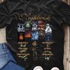Nightwish Worldwide Music Band Fans Members Signature All Size T Shirt He794