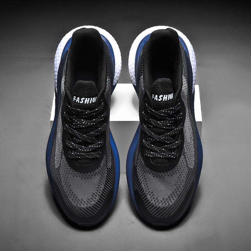 

Мужская повседневная спортивная мужская обувь из дышащей пены на мягкой подошве с большой стопой 46 синий/чёрный