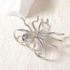 Pin Spider Necklace Opening Ring Insect Ear Studs Chic Exaggerated Spider Jewelry Set  Girls