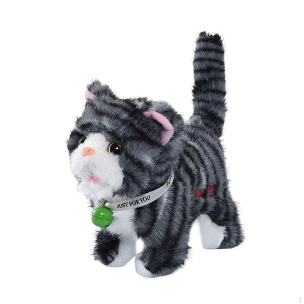 Meowing Kitten, Interactive Electronic Pet Toy, Versatile, Lightweight Birthday Gift with