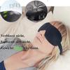 Sleep Mask for Women and Men, Patented Design 100% Blackout Night Mask Comfortable Eye Mask and Blindfold -Black