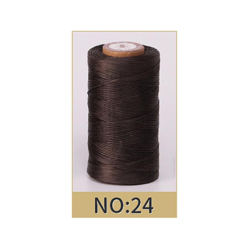 Hilo Encerado de 0,8 mm de Grosor para Cuero, Cordón Encerado para Manualidades DIY, Hilo para Coser a Mano, Hilo Plano Encerado para Coser
