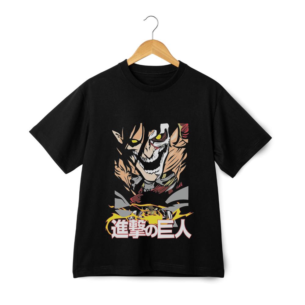 Eren Yeager Titan Form Attack On Titan Unisex Graphic T-Shirt Anime Short Sleeve