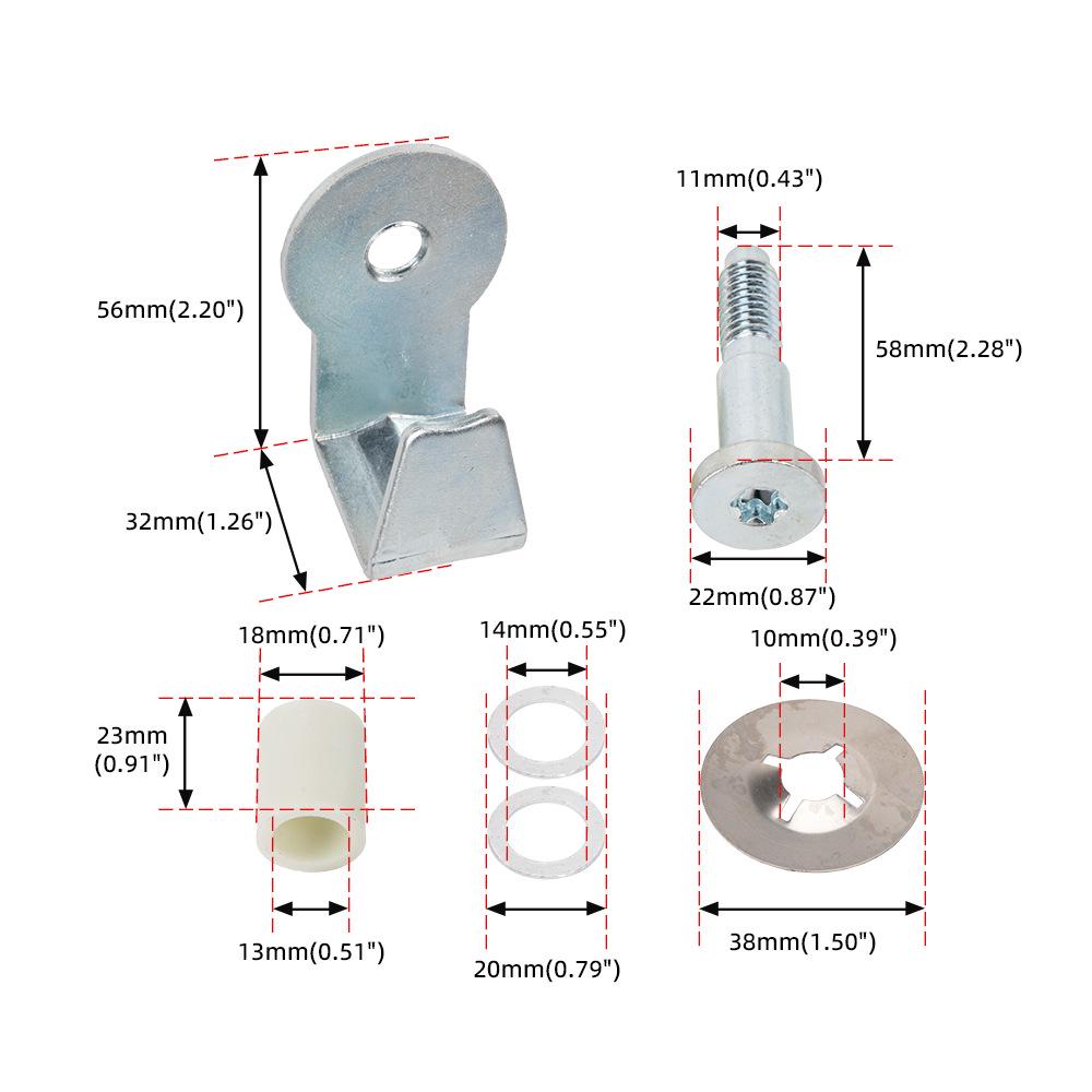 Car Door Lock 38448 for Ford Mustang F-250/F-350 - Cross-Border Modification Accessory.