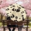 1PC Pug Bone Umbrella-8-Rib Reinforced Portable Folding Travel Suitable for All Seasons Outdoor Daily Use  -J0344