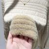 Sweater for Women Autumn Winter Thickened Warm Knitted Stretchy Long Sleeve High-neck Tops