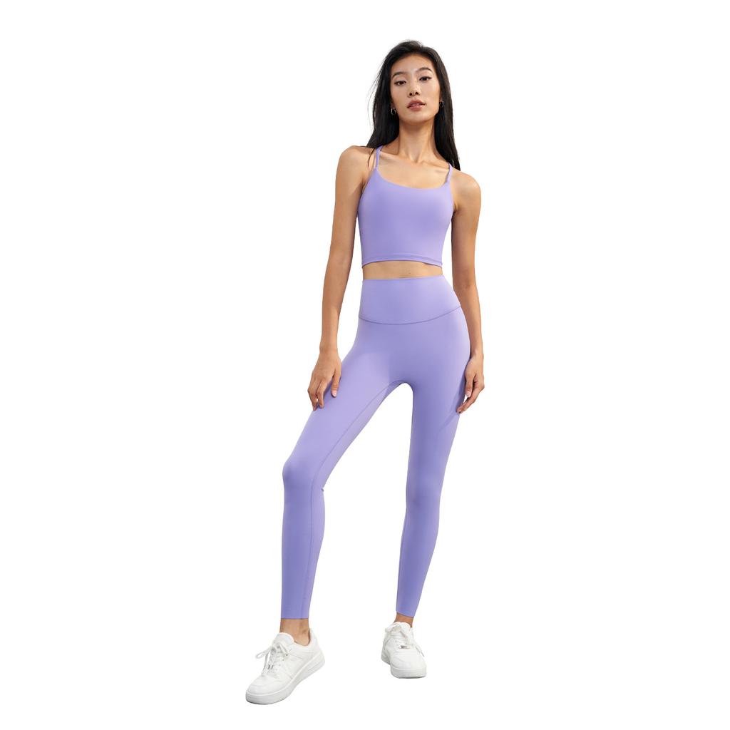 Women Comfortable Spring and Summer Longline Sports Running Bra Thin Strap Removable Pads Yoga Fitness Vest