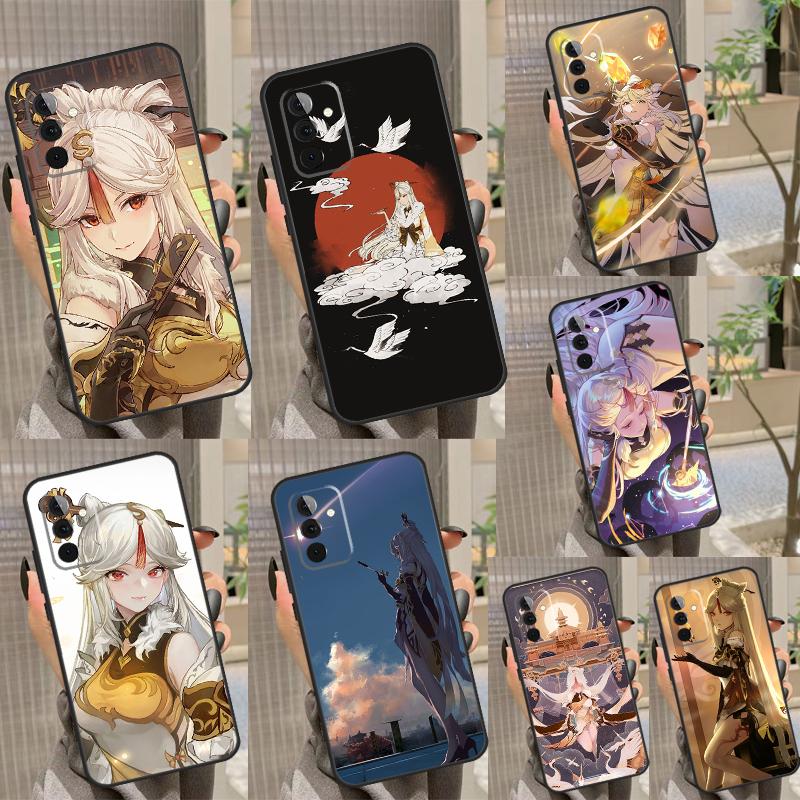 Ningguang Genshin Impact Case For Samsung Galaxy A54 A34 A24 A14 A12 A22 A32 A52 A51 A71 A13 A23 A33 A53 A73 Cover