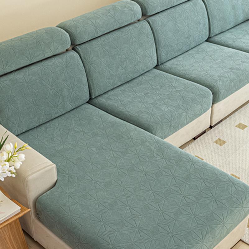 Elastic Sofa Cover Cushion Cover Sofa Hat Solid Color Sofa Cover All-inclusive Four Seasons Universal Cover Sofa Cushion Cover