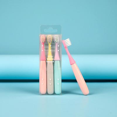 Children's Toothbrush 3pcs Kids Toothbrush Cartoon Soft Bristled Baby Toothbrush
