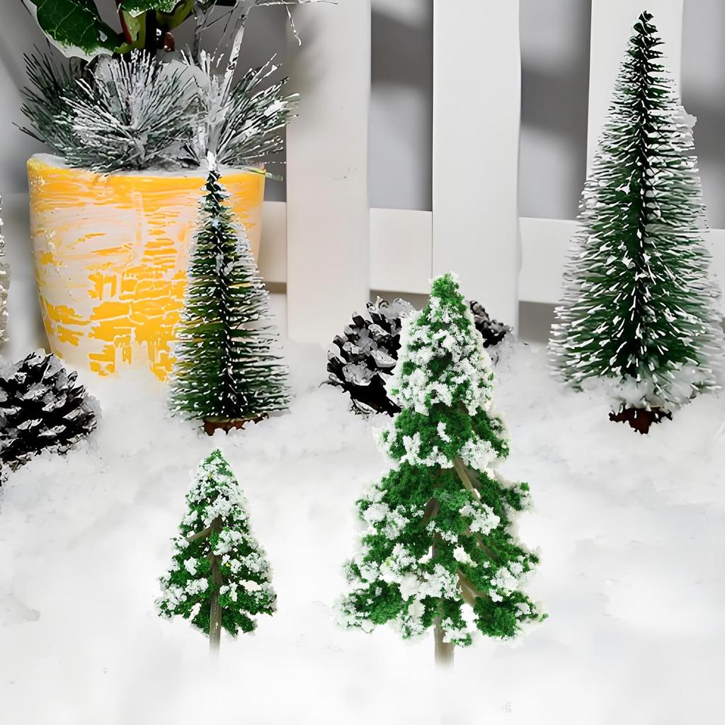 Yetaha Diorama Pine Trees Snow Trees Model Trees Railway Model Trees Tree Model Railway Architectural Model Materials Miniature Garden Scenery