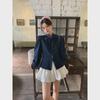 2025 Early Spring French Style Bow Denim Shirt - Age-Reducing, Beautiful Temperament, C3515