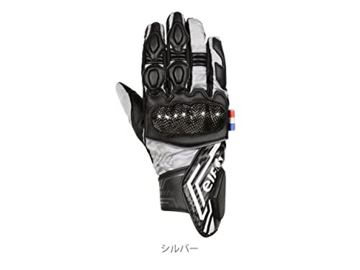 

Elf Biaggio Motorcycle Size M EG-A510 Gloves, Silver,